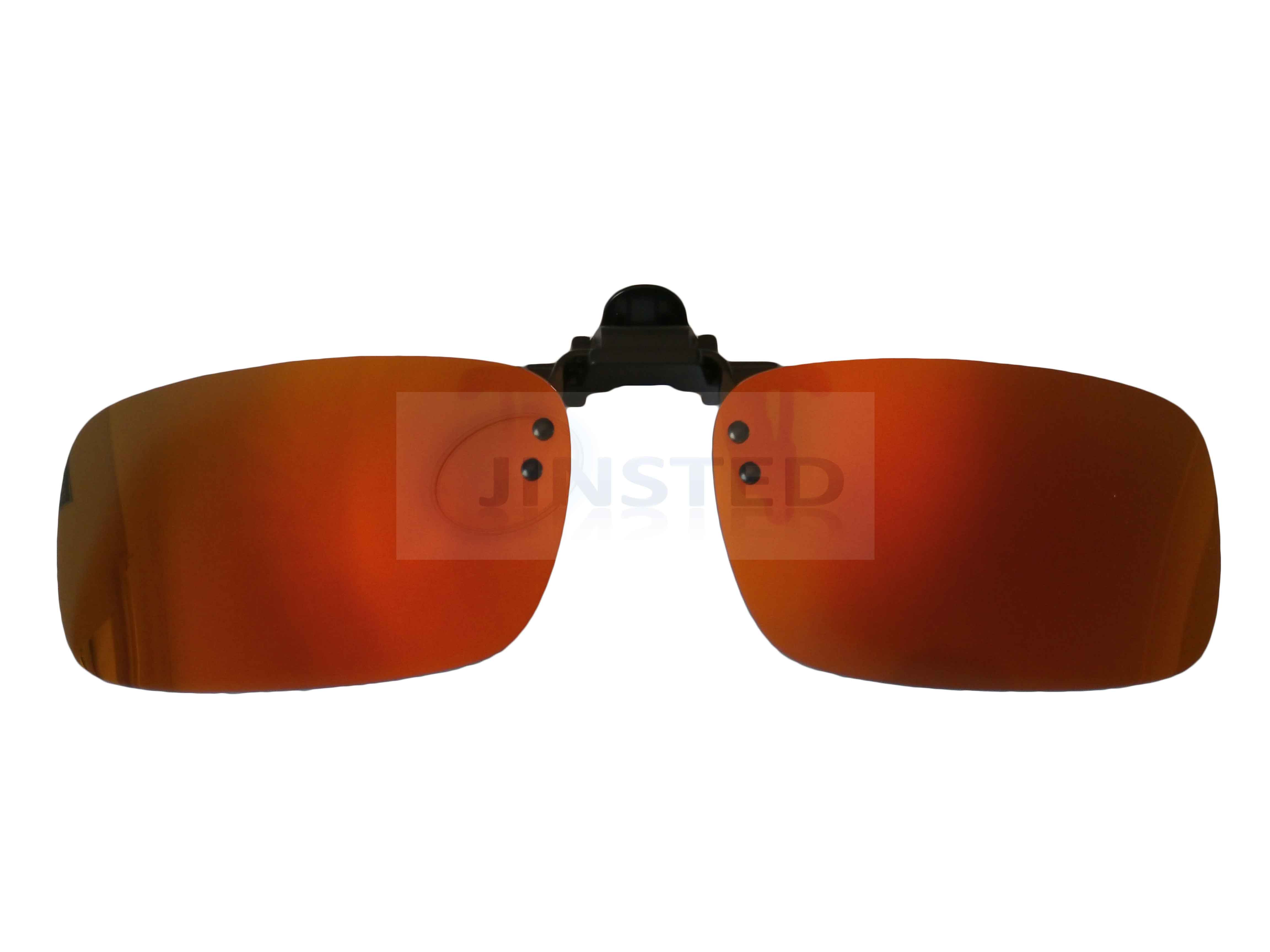 red reflective sunglasses
